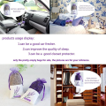 Miniatyrbilde 3 av 5: Poser med tomme poser Mesh Lavendel Poser Lin Organza Gaze Favor Poser Poser for lavendel, krydder og urter (12 lilla snøreposer)