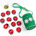 Pikkukuva 2 / 5: Lasten Counting Beetle Peli Puinen Enlightenment Numeromuistilelu