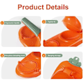 Miniatyrbillede 5 af 5: 2 i 1 Dumpling Maker, DIY Dumpling Maker Form Dumpling Wrapper Maker, Creative Dumpling Making Tool (grøn)