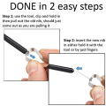 Miniatyrbilde 3 av 5: 2-Pack Stylus S Pen Nibs/Nibs Erstatning Kompatibel med Samsung Galaxy Tab S8/ S7/ S6/ S6 Lite/ Note10/ Note 20 Replacement Touc