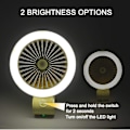 Miniatyrbillede 3 af 5: Led Smart Fan Light Loftsventilator 30w Fjernbetjening Indendørs Led Light Silent Soveværelse Køkkenindretning La