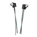Miniatyrbillede 1 af 5: 2stk Forlygte Lampe Pære Fatning Ledningsnet Stik Stik Adapter Line For H1 Pære