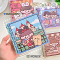 Miniatyrbild 3 av 5: Notebook Söt Coil Book MOMO Sauce Live Page Handbook Girl Heart Circuit Benji INS Studentialable Notebook A6 Notepad