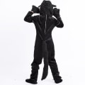 Miniatyrbillede 3 af 4: Cosplay-sæt til børn, dyresort kattekostume A 120 130cm