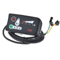 Miniatyrbillede 1 af 5: Intelligent LED 790 Visning af Elcykel Digital Computer Panel Elcykel Speedometer, 24V Black