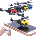 Miniatyrbilde 4 av 5: 2-kanals Mini Rc Helikopter Radio Fjernkontroll Aircraft Micro 2 Channel Toys Rc Helikoptre Fk Blue