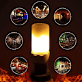 Pikkukuva 4 / 4: Led E27 -liekkilamppu 5w 85-265v ampulli Led Flame Effect -polttimo Vilkkuva simulaatiopalolamppu (5kpl)