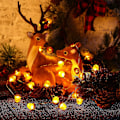 Miniatyrbild 4 av 5: Fall Acorn Light String Thanksgiving 3d Acorn Light String 3m 30 Led vattentäta lampor Batteridrivna, Thanksgiving Höst jul