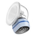 Miniatyrbild 3 av 4: Elektrisk bärbar bröstpump handsfree låg ljudnivå 3 lägen 9 nivåer kraftfull sug LED-skärm amningspump Blue