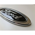Miniatyrbillede 3 af 5: Ford Black Oval 150 mm X 60 mm Badge Emblem Front Bag Boot Focus Mondeo Transit