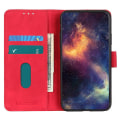 Miniatyrbild 3 av 5: För ZTE Blade A32 Retro Texture Phone case PU Läder Plånboksställ Anti-dropp cover Red
