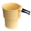 Pikkukuva 3 / 5: Auton vesimukin pidike tuolin selkänojan kupinpidike Pp CAN roskakori 12 * 9,5 cm 63g ilmanpoisto juomapidike Auto| | brown