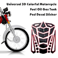 Pikkukuva 3 / 5: Moottoripyörän säiliön suojatarra | Moottoripyörän tarrat Moottoripyörän säiliö - Universal 3d Red
