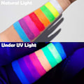 Pikkukuva 2 / 8: 8 kpl/setti Neon nesteeyeliner, korkeasti pigmentoitu UV-eyeliner, vedenkestävä, tahraton vartalon ja kasvojen meikki