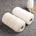 Miniatyrbillede 2 af 4: 3 mm Macrame Bomuldssnore Naturlige Macrame Ropes Macrame Craft snore