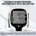 Miniatyrbild 3 av 5: Handledsblodtrycksmätare, Automatisk Digital Bp-monitor för hemmabruk, LCD-storbildsdetektor för oregelbundna hjärtslag och puls