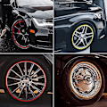Pikkukuva 2 / 5: 8m / Roll Rim Blades Auto Ajoneuvojen väri Pyörän Vanteet Suojat Sisustus Strip Tire Guard Line Kumi Mounding Trim Tire Guard Line Red