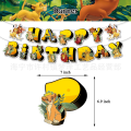 Miniatyrbild 2 av 4: Lejonkungen av djungeln tema födelsedagsfest hängande flagga ballong spiral hänge dekoration Set Lion King Big Collection