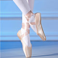 Miniatyrbilde 3 av 5: Ballettsko for kvinner Snøring Satin Pointe Sko Gave til Ballettdans elsker 43