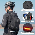 Pikkukuva 3 / 5: 10 litran pyöräilynestereppu Ergonominen säädettävä Mtb-pyörälaukku vuorikiipeilyvaellus kiipeilyurheilureppu NO Waterbag