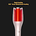 Miniatyrbillede 3 af 5: Hårkrøller Elektrisk Keramisk Opvarmning Lcd-skærm Roterende Bølge Curling Tang Curling Rod Styling Magic Curling Stick