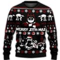 Juletrøje Pullover til Mænd, 3D Digitaltryk Rundhals Trøje Top, Efterår/Vinter Tøj - EL1860 - Størrelse 2XL 2XL