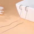 Miniatyrbilde 4 av 4: 925 Sterling Sølv Wave Cuff Øredobber Wrap Dusk øredobber for kvinner Tenåringer Jenter Dingle øredobber Threader Chain