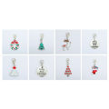 Miniatyrbillede 4 af 9: Adventskalender 24 Charms Diy Halsband Armband Set til jul
