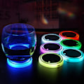 Pikkukuva 2 / 5: Auton Led Cupin pidike Pullo Pohjavalo Matot Lasinaluset Trim Atmosphere Lamppu Tervetuloa Constellation Taustavalo Lamppu 7 väriä Pads| | A