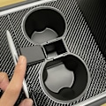 Pikkukuva 3 / 4: Auton keskikonsolin mukiteline Kannettava silikoninen auton etukuppipidike vuodelle 2021 Tesla Model 3:lle / Model Y -autotarvikkeille - Juomatelineet