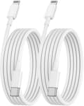 Usb C till Lightning-kabel 2m, 2-pack Iphone Laddarkabel 2m för Apple Usb C Laddare Z