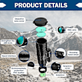 Miniatyrbillede 1 af 4: 12x50 High Definition Monocular Telescope, Bak-4 Prism Vandtæt Mono
