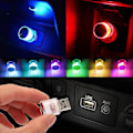 Pikkukuva 2 / 4: Mini USB Led Ambient Lights Koristelamppu Juhliin Vilkkuvat Värikäs Kannettava Plug Play Auto Sisustus Ilmapiiri Auton Valo| | Colorful flash