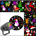 Miniatyrbilde 1 av 5: Led projeksjonslampe Snømannmønster Spotlight Projektorlys for jul innendørsbelysning, 16 lysbilder juleprojektorlys