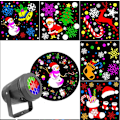 Miniatyrbillede 1 af 5: Led projektionslampe Snemandsmønster Spotlight Projektorlys til jul indendørs belysning, 16 dias juleprojektorlys
