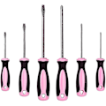 Pikkukuva 1 / 5: Pink Power Magneettinen set - 6-osainen ristipää ja litteäpäällinen set naisille