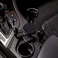 Pikkukuva 3 / 5: Uuden auton kupin pidikkeen laajennussovitin Ajoneuvoon asennettu automaattinen vesikuppijuomateline 360 ​​astetta Pyörivä auto Dual Cup -kiinnitys Säädettävä| | Black upgrade