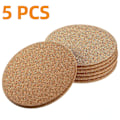 Pikkukuva 1 / 5: Cork Coaster 5/10 kpl kuppi teetä kahvimuki juomapidike keittiöön Luonnollinen puinen matto Astiasto Pyöreä juomaaluslevy - Mats &amp; Pehmusteet Round 5 PCS