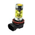 Pikkukuva 1 / 5: 2kpl/ set H11 Led 12v H8 100w Autovalo Power sumuvalo 2835 auton keltainen ajopolttimo universal