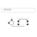 Miniatyrbillede 3 af 5: Kt- Lcd3 Display Holder Bracket Elektrisk Cykelsystem Display Bracket Til Kt Kunteng Lcd 3