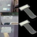 Pikkukuva 3 / 5: 2kpl Pysäköintilippupidike Automaattinen kiinnityskortti Laskun pidike Organizer Tuulilasitarrat Lippupidike Auton sisustustarvikkeet| | 2Pcs