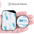 Pikkukuva 4 / 5: 5kpl Universal Metal Disk Levy Magneettiselle Puhelintelineelle Musta Rautalevy Levytarra Autopuhelimen magneettiteline Autotarvikkeet| | 5pcs 35x45mm