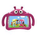 Miniatyrbillede 2 af 5: Kid Mariehøne etui til Samsung Galaxy Tab A7 Lite 8.7 T220 T225 2021, Kickstand Heavy Duty stødsikkert cover, holdbart Rose Red