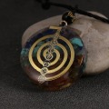 Miniatyrbild 2 av 5: Energigenerator Orgone Amulet 7 Chakras Hänge Halsband Orgonite Meditation Balans Emf Skydd Tröja Kedja Smycken Tree of life S