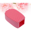Miniatyrbilde 2 av 5: Mini Rosa Vaskebrett Reise Håndholdt Vaskebrett Håndskrubbebrett Klesvask Rengjøringsbørste Rengjøringsutstyr for hjemmereise utendørs