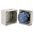 Miniatyrbild 3 av 5: Szw26-20d2022d Universal vridomkopplare med huvudströmbrytare utanför box Lw28-204 660v 20a På-av-på 3 positioner 2 fas 8 terminaler Ce