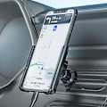 Pikkukuva 3 / 5: Autopuhelinteline 360 ​​Pyörivä jalusta matkapuhelimelle Universal Gravity Auto -puhelimen pidike autossa ilmaventtiilin pidikepidike GPS-tuki - universal autoteline Silver