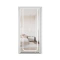 Cat Repellent Zipper Door Curtain, Durable Mesh, White white 90x210cm