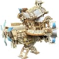 3D Träpussel Vuxen 3D Pussel Modellfartyg Steampunk för DIY Heminredning Present Kvinnor Män