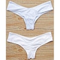 Pikkukuva 2 / 2: Seksikkäät Naisten Bikinit Brasilialaiset röyhkeät Bottom Stringit V Uimapuvut Uimapuvut Alushousut L
